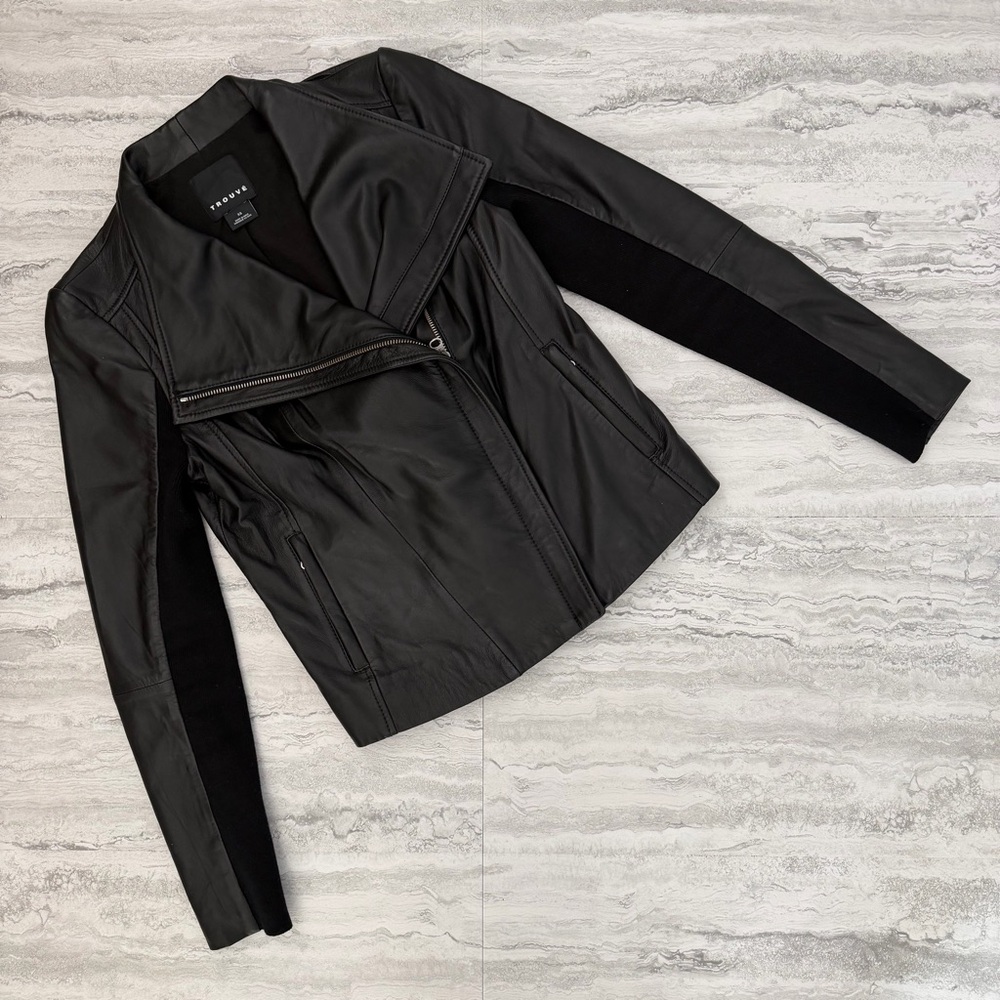 TROUVÉ Nordstrom Leather Jacket